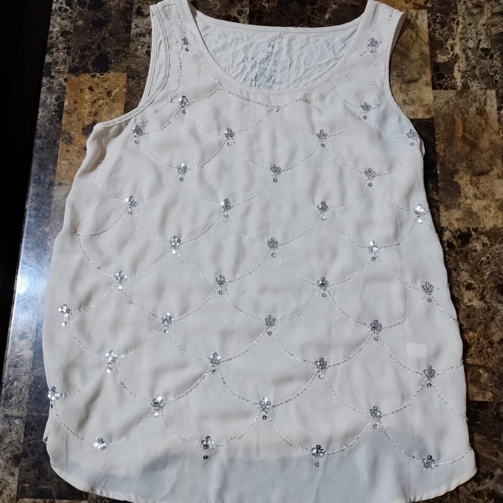 Juicy Couture sequin tank top